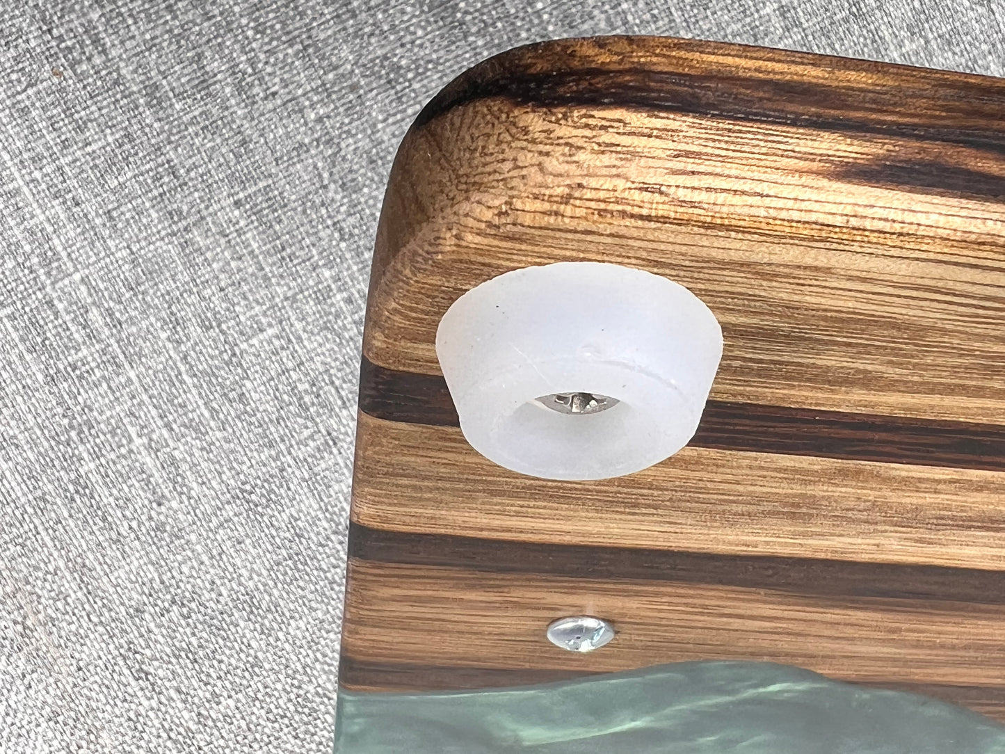 Black Limba with Green River Epoxy Charcuterie Tray