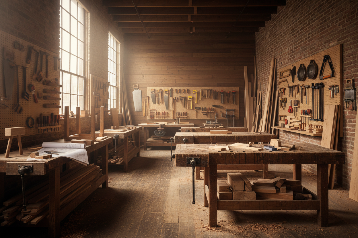 Woodworking studio